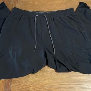 Koi black jogger scrubs